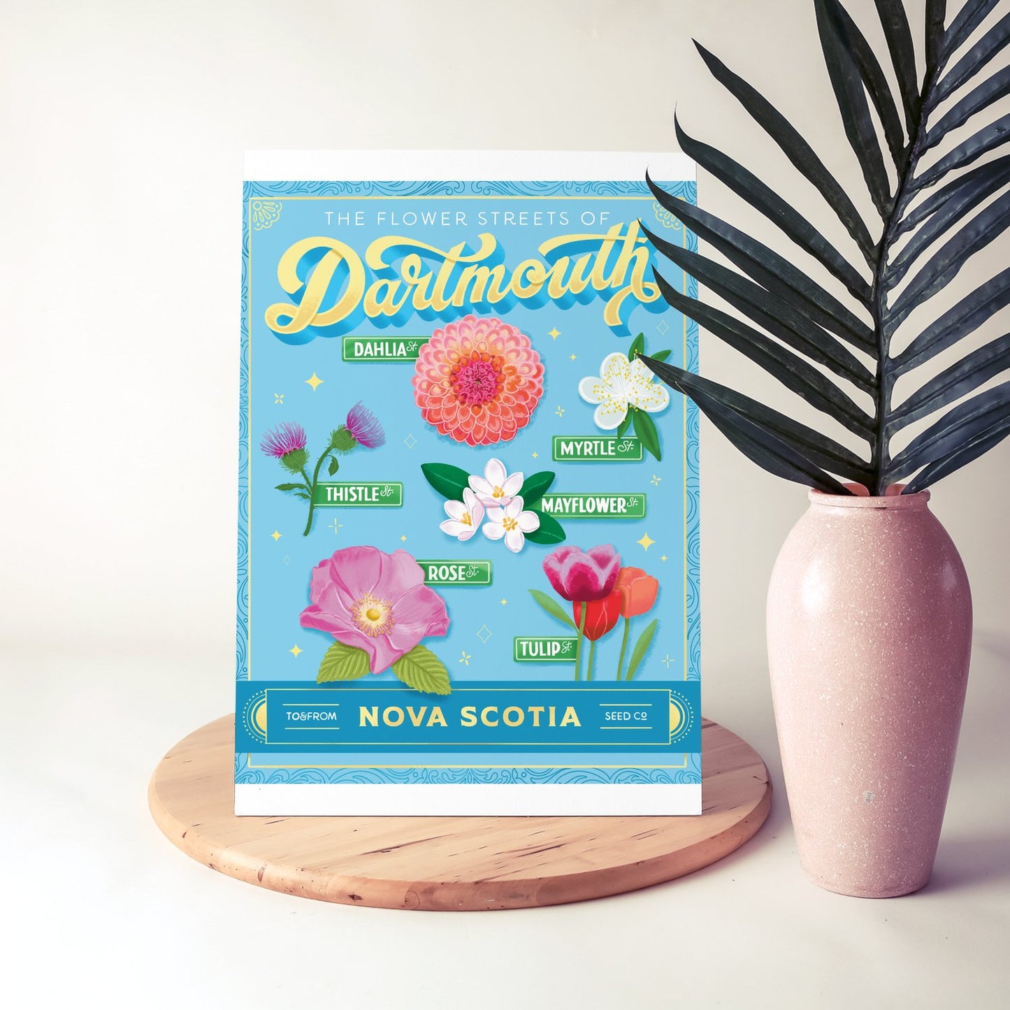 Flower Streets of Dartmouth Print