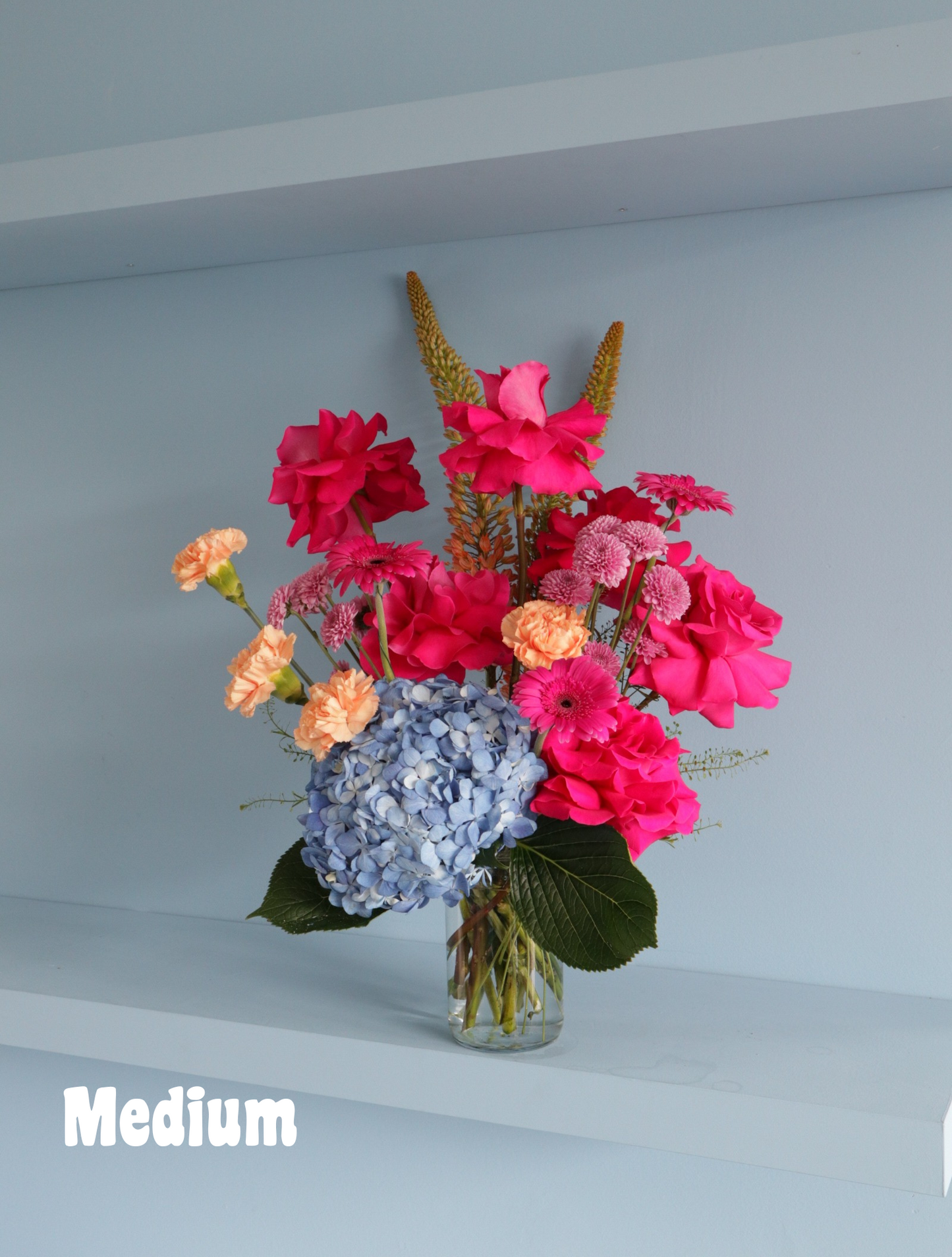 Pop Of Colour Vase Arrangement