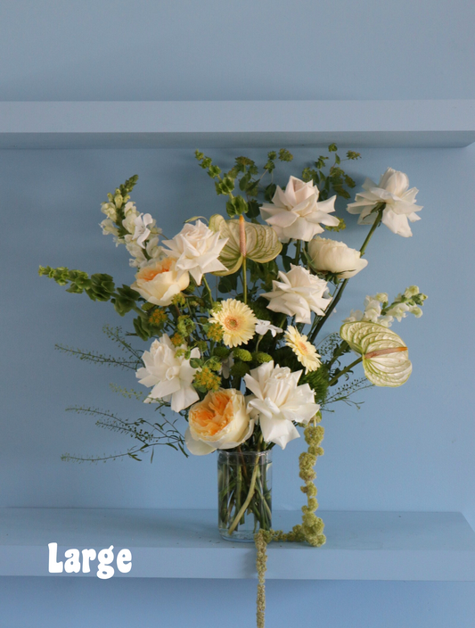 Creamy Neutral Vase Arrangement