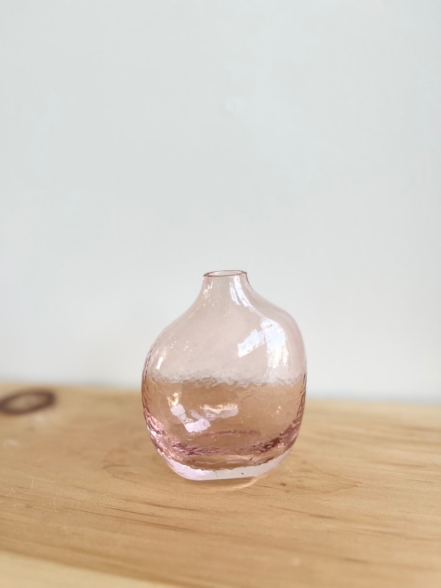 Pink Glass Budvase