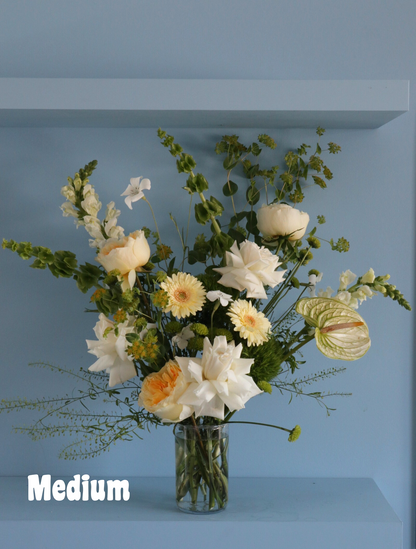 Creamy Neutral Vase Arrangement